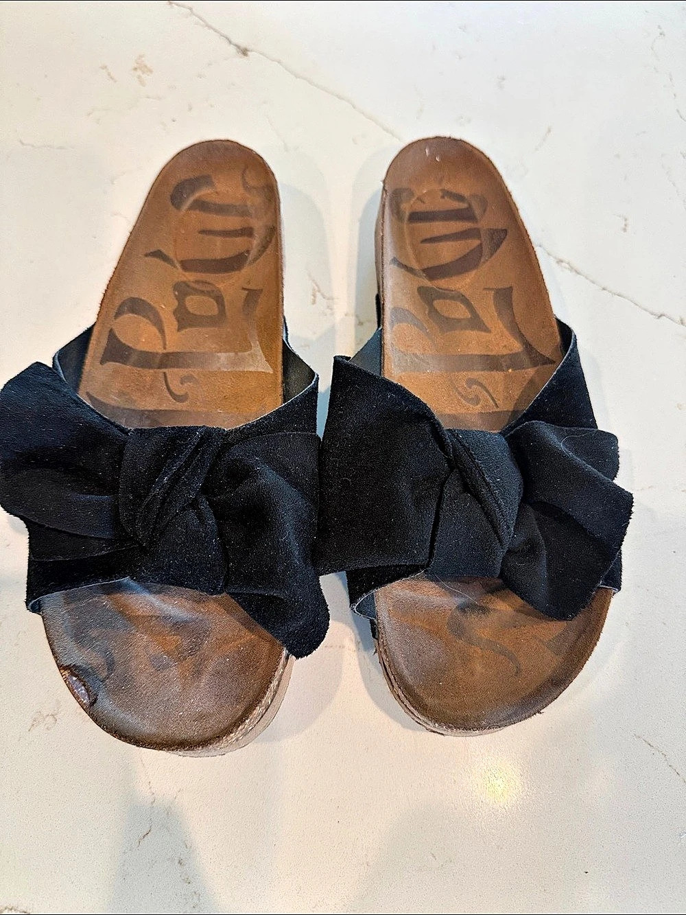 Target Bow Slide Sandals in Black
